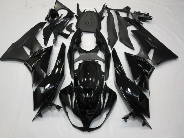 2009-2012 Gloss Black Matte ZX6R Fairings 2009-2012 Gloss Black Matte ZX6R Fairings