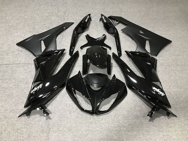 2009-2012 Gloss Black ZX6R Fairings