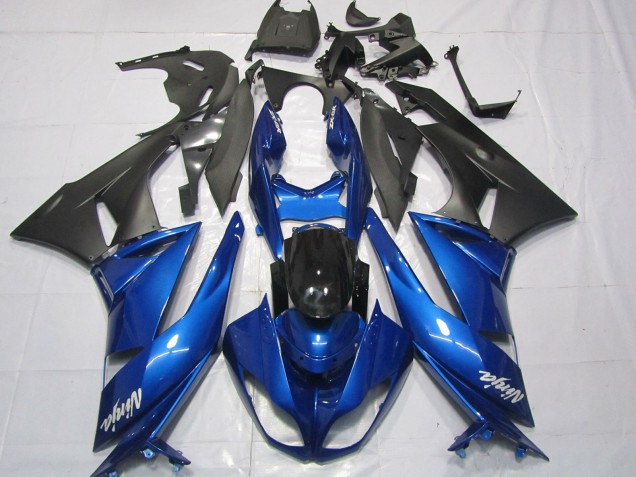 2009-2012 Gloss Blue ZX6R Fairings 2009-2012 Gloss Blue ZX6R Fairings