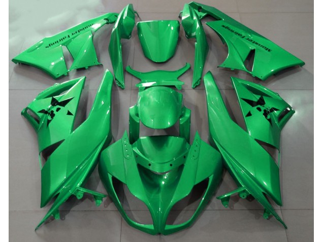 2009-2012 Gloss Green & Custom Logos ZX6R Fairings 2009-2012 Gloss Green & Custom Logos ZX6R Fairings
