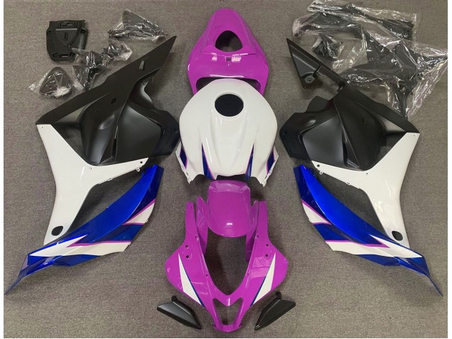 2009-2012 Gloss Pink White and Blue CBR600RR Fairings 2009-2012 Gloss Pink White and Blue CBR600RR Fairings