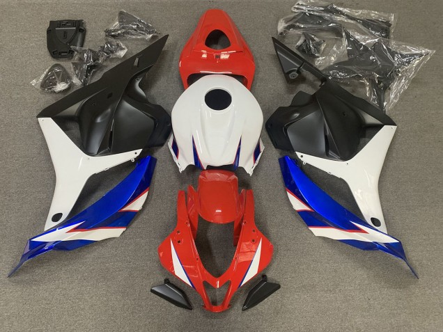 2009-2012 Gloss Red blue and White CBR600RR Fairings 2009-2012 Gloss Red blue and White CBR600RR Fairings