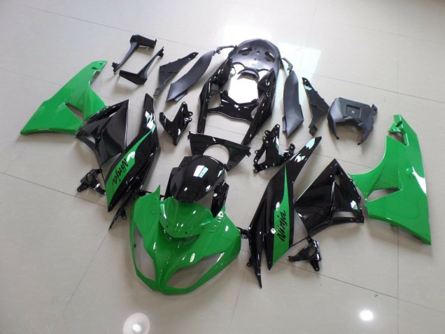 2009-2012 Green Black Ninja ZX6R Fairings 2009-2012 Green Black Ninja ZX6R Fairings