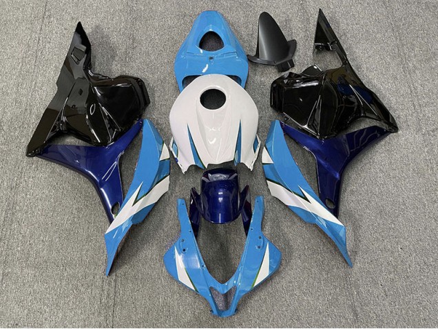 2009-2012 Light Blue and White CBR600RR Fairings 2009-2012 Light Blue and White CBR600RR Fairings