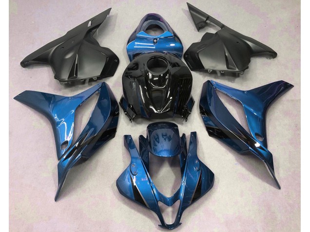 2009-2012 Light Blue with Black CBR600RR Fairings 2009-2012 Light Blue with Black CBR600RR Fairings