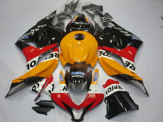 2009-2012 Light Orange Repsol CBR600RR Fairings 2009-2012 Light Orange Repsol CBR600RR Fairings