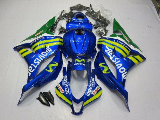 2009-2012 Movistar CBR600RR Fairings 2009-2012 Movistar CBR600RR Fairings
