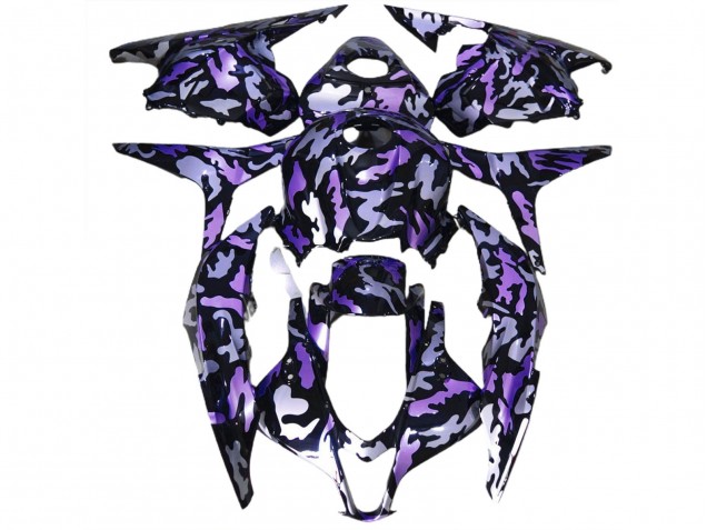 2009-2012 Purple Snow Camo CBR600RR Fairings 2009-2012 Purple Snow Camo CBR600RR Fairings
