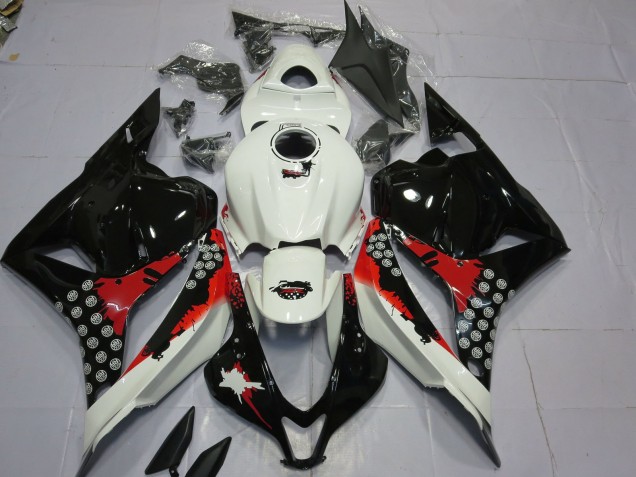 2009-2012 Red and Black Splatter CBR600RR Fairings 2009-2012 Red and Black Splatter CBR600RR Fairings