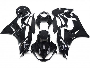 2009-2012 Slick Gloss Black ZX6R Fairings