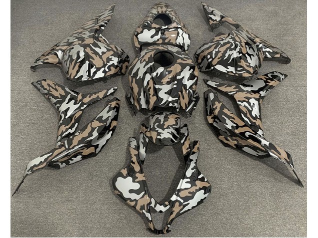 2009-2012 Tan and Silver Camo CBR600RR Fairings 2009-2012 Tan and Silver Camo CBR600RR Fairings
