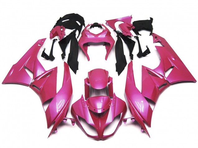 2009-2012 Vibrant Gloss Pink ZX6R Fairings 2009-2012 Vibrant Gloss Pink ZX6R Fairings