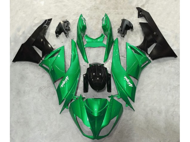 2009-2012 Vibrant Green Gloss ZX6R Fairings