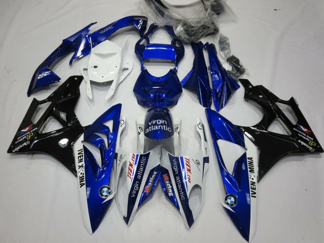 2009-2014 Alien Blue and White S1000RR Fairings 2009-2014 Alien Blue and White S1000RR Fairings