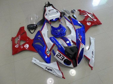 2009-2014 Alien Blue and White S1000RR Fairings
