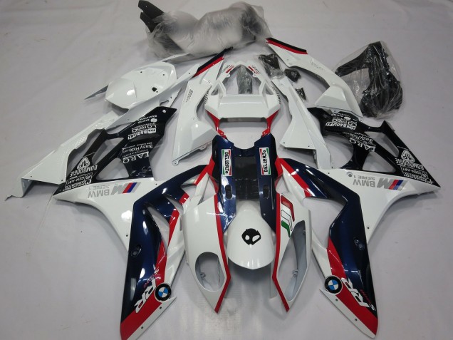 2009-2014 Alien Blue and White S1000RR Fairings 2009-2014 Alien Blue and White S1000RR Fairings