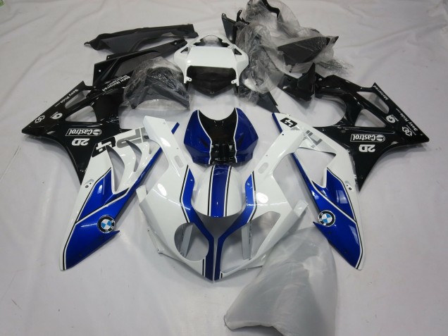 2009-2014 Alien Blue and White S1000RR Fairings