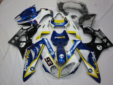 2009-2014 Alien Blue and White S1000RR Fairings