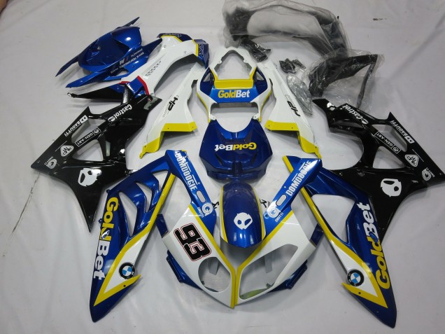2009-2014 Alien Blue and White S1000RR Fairings 2009-2014 Alien Blue and White S1000RR Fairings
