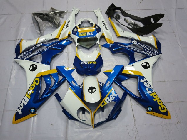 2009-2014 Alien Blue and White S1000RR Fairings 2009-2014 Alien Blue and White S1000RR Fairings