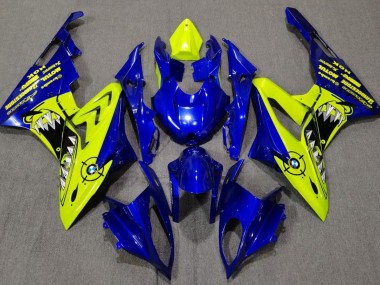 2009-2014 Alien Blue and White S1000RR Fairings