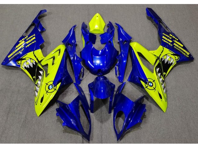 2009-2014 Alien Blue and White S1000RR Fairings