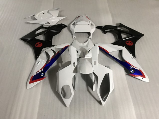2009-2014 Alien Blue and White S1000RR Fairings 2009-2014 Alien Blue and White S1000RR Fairings