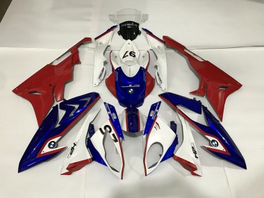 2009-2014 Alien Blue and White S1000RR Fairings