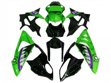 2009-2014 Alien Blue and White S1000RR Fairings