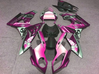 2009-2014 Alien Blue and White S1000RR Fairings