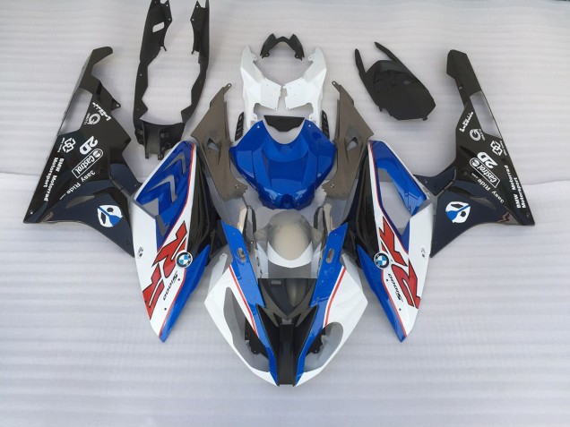 2009-2014 Alien Blue and White S1000RR Fairings