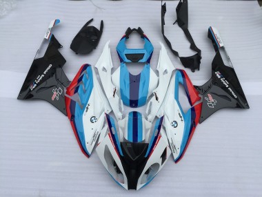 2009-2014 Alien Blue and White S1000RR Fairings