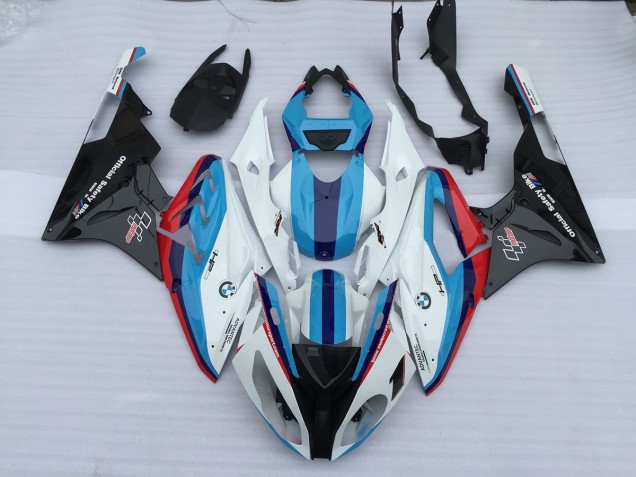 2009-2014 Alien Blue and White S1000RR Fairings
