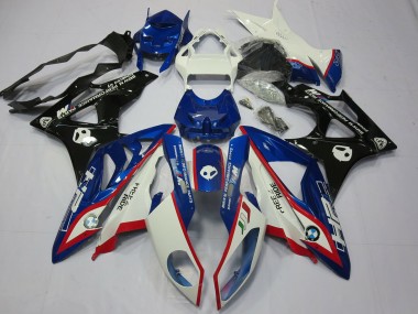 2009-2014 Alien Blue and White S1000RR Fairings