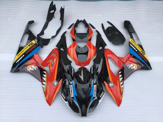 2009-2014 Alien Blue and White S1000RR Fairings 2009-2014 Alien Blue and White S1000RR Fairings