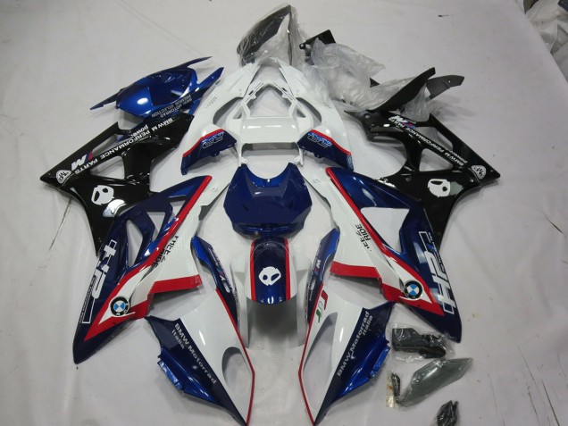 2009-2014 Alien Blue and White S1000RR Fairings