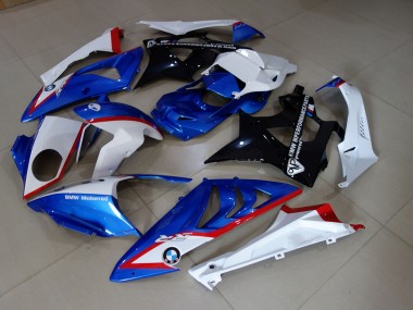 2009-2014 Alien Blue and White S1000RR Fairings