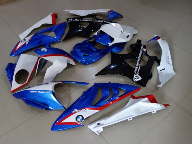 2009-2014 Alien Blue and White S1000RR Fairings 2009-2014 Alien Blue and White S1000RR Fairings