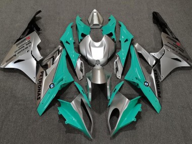 2009-2014 Alien Blue and White S1000RR Fairings