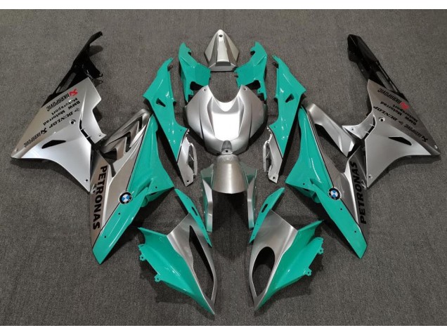 2009-2014 Alien Blue and White S1000RR Fairings 2009-2014 Alien Blue and White S1000RR Fairings