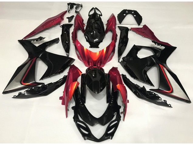 2009-2016 Burnt Orange and Black GSXR 1000 Fairings 2009-2016 Burnt Orange and Black GSXR 1000 Fairings