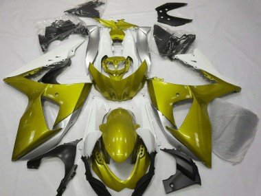 2009-2016 Gloss Yellow & White GSXR 1000 Fairings