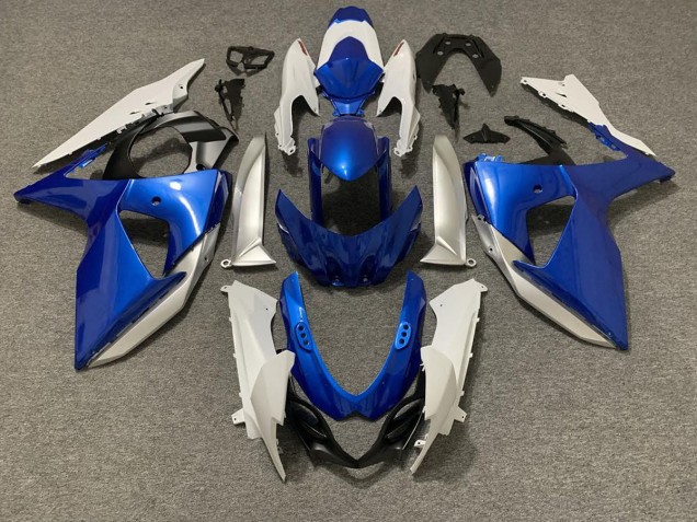 2009-2016 Light Blue & White GSXR 1000 Fairings
