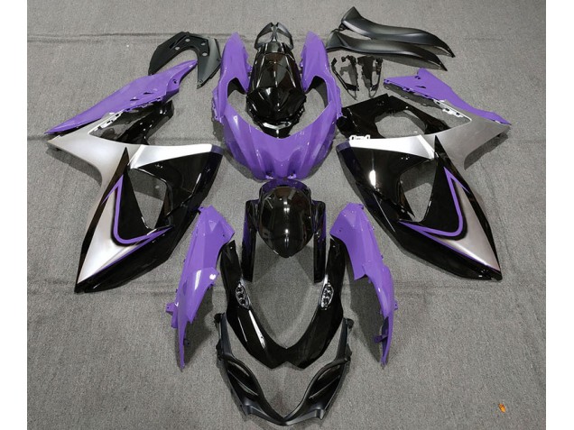 2009-2016 Purple Silver and Black GSXR 1000 Fairings 2009-2016 Purple Silver and Black GSXR 1000 Fairings