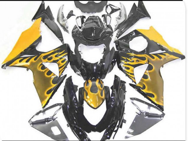 2009-2016 Yellow Flame GSXR 1000 Fairings