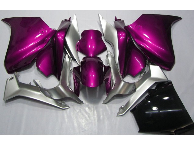 2010-2013 Deep Pink and Silver VFR1200 Fairings 2010-2013 Deep Pink and Silver VFR1200 Fairings