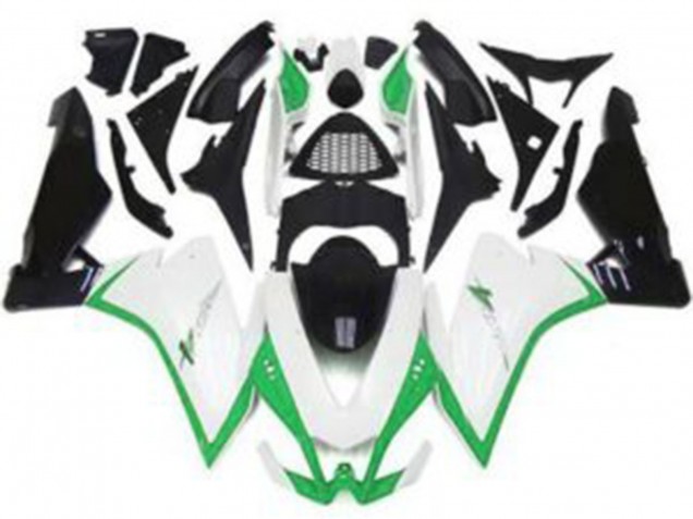 2010-2015 Gloss White & Green RSV4 1000 Fairings 2010-2015 Gloss White & Green RSV4 1000 Fairings