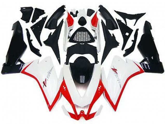 2010-2015 Gloss White & Red RSV4 1000 Fairings 2010-2015 Gloss White & Red RSV4 1000 Fairings