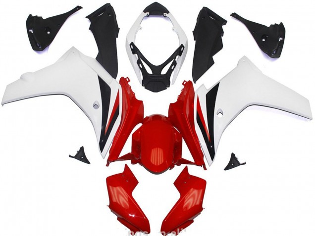 2011-2012 Red and White Gloss CBR600F Fairings 2011-2012 Red and White Gloss CBR600F Fairings