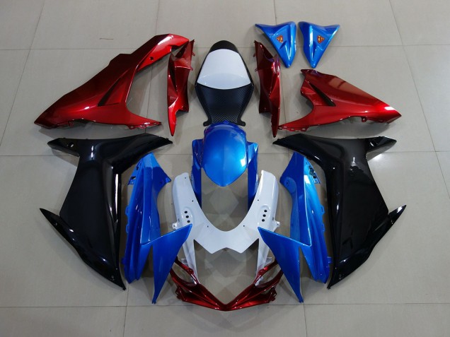 2011-2024 Blue / Black / Red GSXR 600-750 Fairings 2011-2024 Blue / Black / Red GSXR 600-750 Fairings